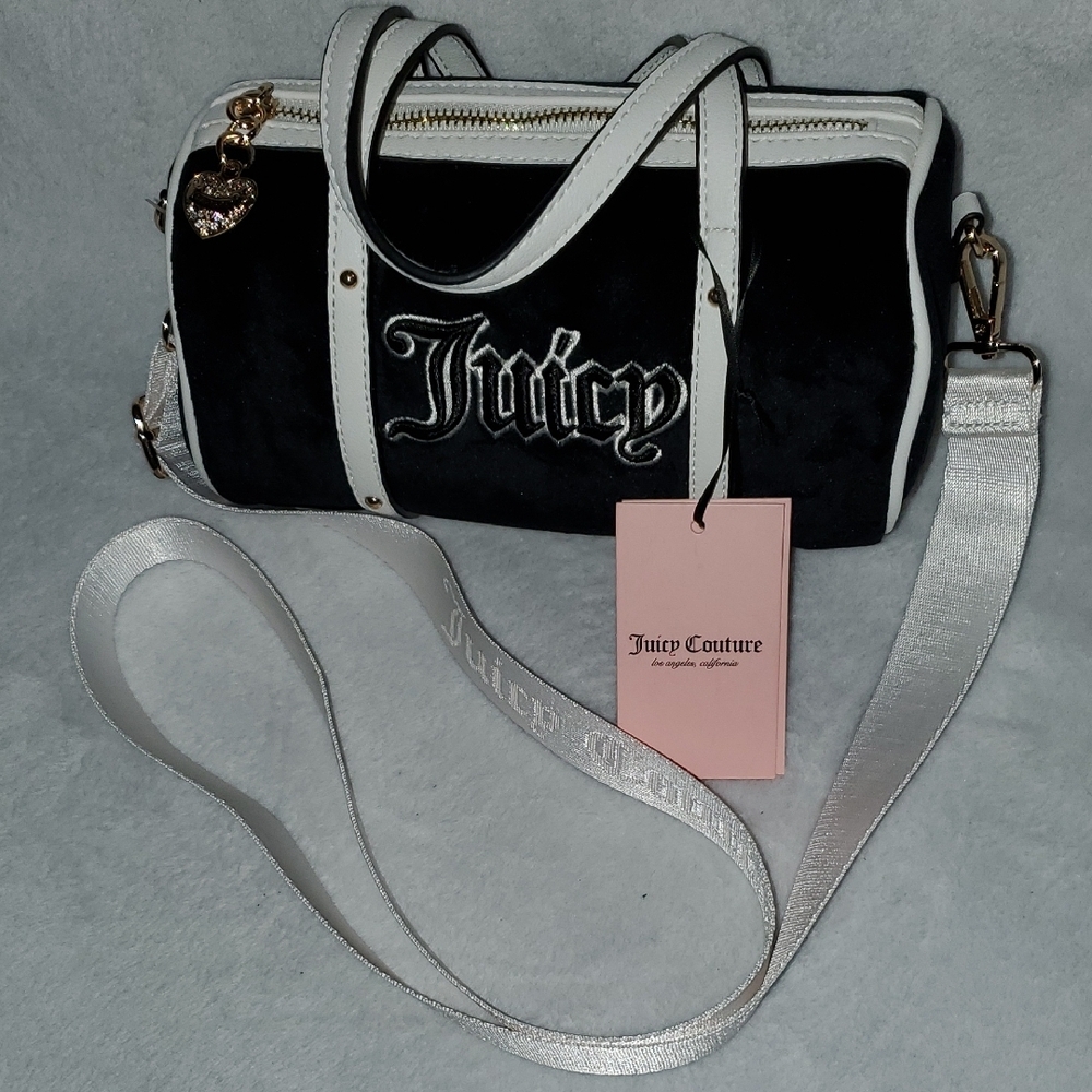 NWT Juicy Couture Queen of Everything Mini Barrel Crossbody Bag